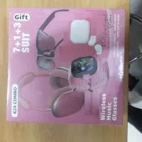 پکیج هدفون، ساعت هوشمند، عینک بلوتوث، هندزفری