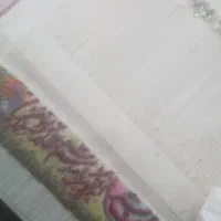 دار قالی همراه با چله کشی و 20سانت بافت نخ ونقشه