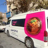 نصب نصاب استیکر خودرو  ون  کامیون کامیونت