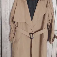 ۲ تا بارونی ترک چرم اصل کتان زارا درجه یک استر دا|لباس|فشاپویه, |دیوار