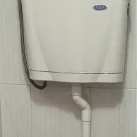 سیفون و روشویی با شیر