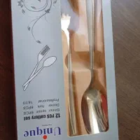 دو دست قاشق و چنگال نو استفاده نشده