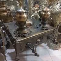 سماور ذغالی برنز فروشگاه آنتیک برنجیان|سماور، چای‌ساز، قهوه‌ساز|ارومیه, |دیوار