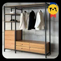 کارگاه آویز رگال لباس رخت مانتو کد200 اروپایی مدرن|بندرخت و رختآویز|اصفهان, شاهد|دیوار