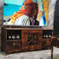 میز تلوزیون سنتی چوبی