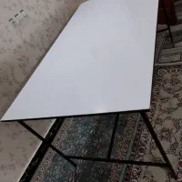 میز برش 100 در 180 و میله اتاق پرو نیم دایره