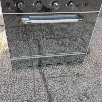 انواع اجاق گاز وتعمیر ۵شعله فردار طرح فر فندک دار