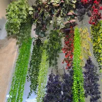 آویز ریسه و بوته مصنوعی خارجی و ایرانی|گل مصنوعی|گلستان (تهران), |دیوار