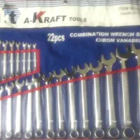 مجموعه 22عددی آچار تخت و رینگی