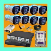پک کامل دوربین مداربسته ۸کانّاله+قابلیتXMEYEموبایل