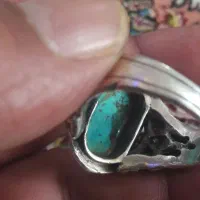 یک عدد انگشتر فیروزه ۲۰گرم وزنه فیروزه اصل|جواهرات|نقده, |دیوار