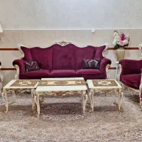 مبل ومیز غذا خوری آیینه و کنسول میز تی وی