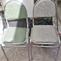 روکش چرمی صندلی فلزی استیل