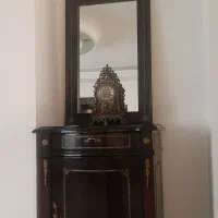 آینه کنسول چوبی