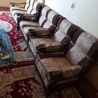 مبلمان خانگی 7نفره همراه میز عسلی بدون خرابی|مبلمان خانگی و میز عسلی|کوهدشت, |دیوار