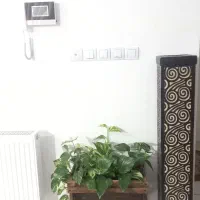 آباژور ایستاده چوبی فانتزی...|چراغ خواب و آباژور|سنقر, |دیوار