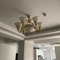 ۳ عدد لوسترسلطنتی شش شاخه پر نور