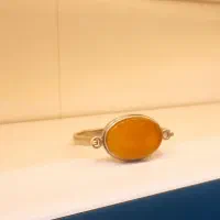 دستبند نقره نگین عقیق شرف شمس