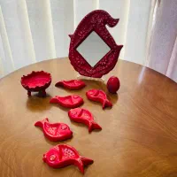 هفت سین، تزئینی، بیس ساعت،قاب