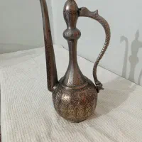 آفتابه مسی کلکسیونی قلم برزخی سنگین