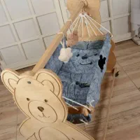 گهواره تدی تاشو ترک فروشگاه سیسمونی115 تخفیف ویژه|اسباب و اثاث بچه|کرمان, |دیوار