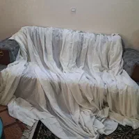 پرده پذیرایی حریر کرپ ضخیم