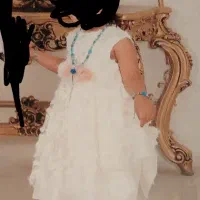 لباس عروس دخترانه تمیز و نو