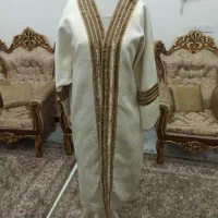 مانتو ژاکارد جواهردوزی شده سایز 48 50