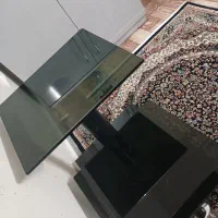 میزتلفن شیشه ای