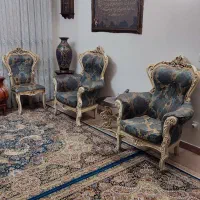 مبل کلاسیک ۹ نفره|مبلمان خانگی و میز عسلی|تهران, شهرک محلاتی|دیوار