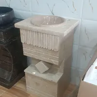 روشویی سنگی کرمی