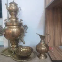 سماور برنجی ذغالی