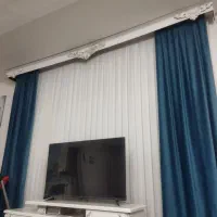 دستک پرده آبی