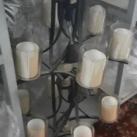 لوستر طرح چوبی