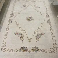 یک جفت فرش سفید ترک مینیمال|فرش|کرمانشاه, |دیوار