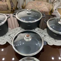 سرویس قابلمه چدن فرانسوی پرشیا|ظروف پخت‌وپز|بهارستان, |دیوار