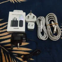 آداپتور سامسونگ و آیفون و کابل لایتنینگ