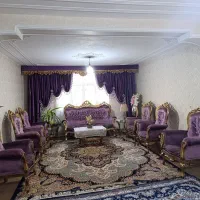 مبل سلطنتی با پرده