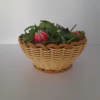 بافت انواع سبد|ظروف نگهدارنده، پلاستیکی، یک‌بارمصرف|خرم‌آباد, |دیوار