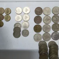 تعداد شصت و پنج قطعه سکه قدیمی  اصلی