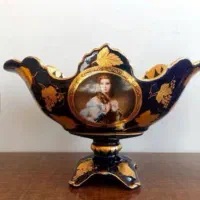 ظروف سرمه ای طلاکوب اصل|ظروف سرو و پذیرایی|تبریز, |دیوار