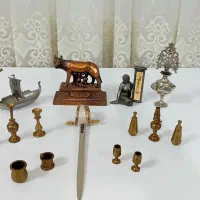 ظروف برنجی ۱۶ عدد