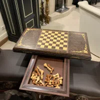 میز و صندلی بازی نفیس تخته نرد و شطرنج|مبلمان خانگی و میز عسلی|تهران, آجودانیه|دیوار