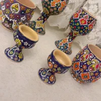 ظروف میناکاری سفالی (صنایع دستی)