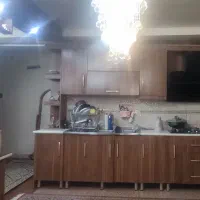 کابینت به همراه گاز صفحه و سینک و هود