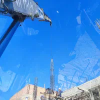 جرثقیل ۷ تن دکل بلند آماده ارائه خدمات|خدمات حمل و نقل|نقده, |دیوار