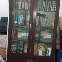 فروش کتابخانه شیشه دار|کتابخانه، شلف، قفسه‌های دیواری|اهواز, فاز ۱ پادادشهر|دیوار