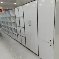 قفسه چوبی و فلزی ، لوازم اداری تک و عمده با ارسال|کتابخانه، شلف، قفسه‌های دیواری|خورموج, |دیوار