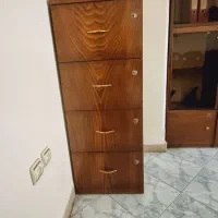 کتابخانه چوبی و میز تحریر|کتابخانه، شلف، قفسه‌های دیواری|تهران, ونک|دیوار
