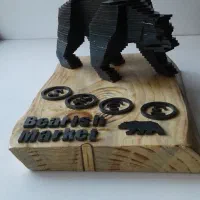 مجسمه دکوری گاو و خرس فلزی نماد بورس ، فارکس|مجسمه، تندیس، ماکت|اصفهان, باغ فدک|دیوار